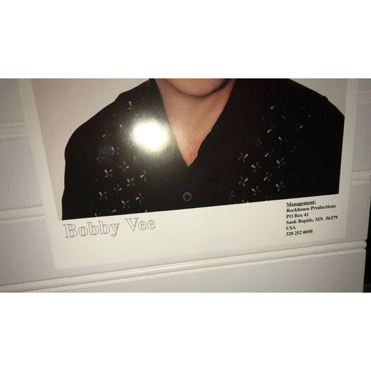 Vintage Bobby Vee Signed photo - To Cheryl I Heart You! - singer autograph - A+ Stuff
