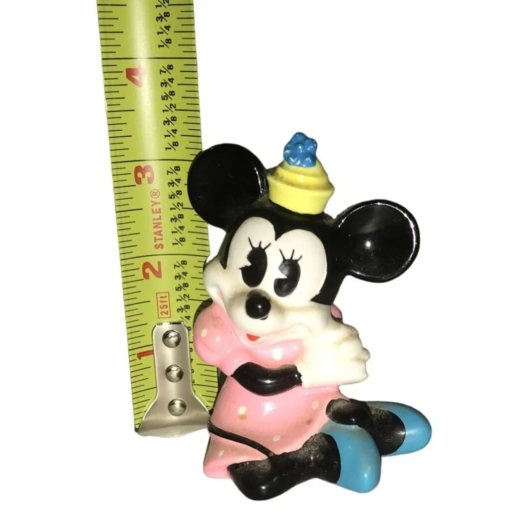 Vintage Disney Collectible Minnie Mouse Figurine- Retro Style - A+ Stuff