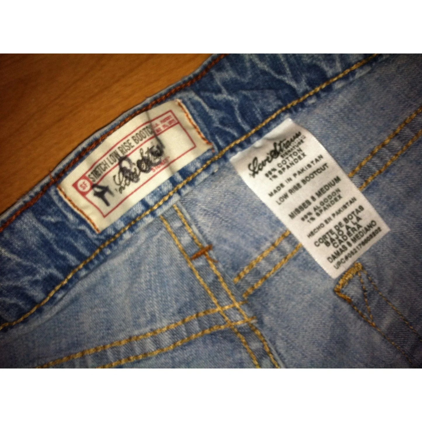 Womens LEVI Strauss Stretch Low Rise Bootcut Blue Jeans w/ Pockets - A+ Stuff