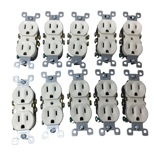 Leviton Standard Outlets 10 Pack New in Open Box leviton A+ Stuff