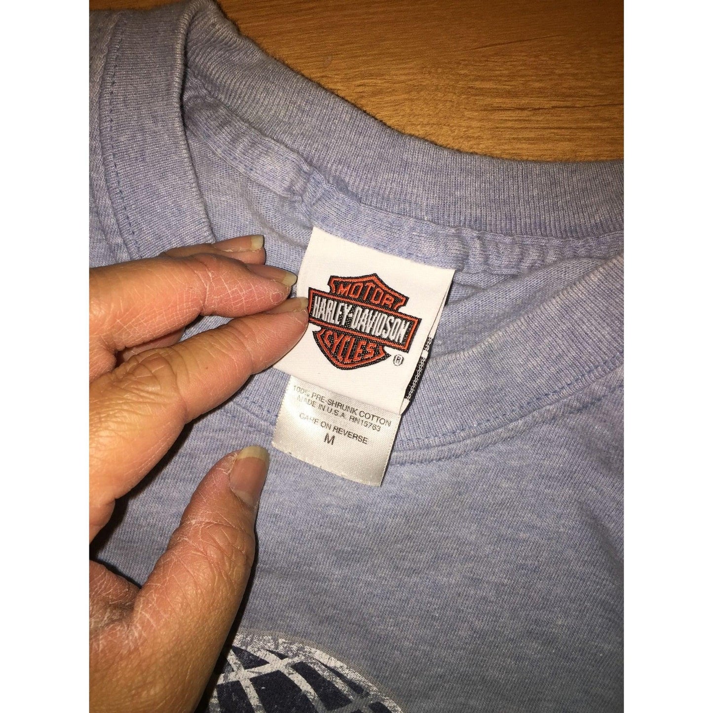 Harley Davidson Motorcycle Short Sleeved Tee Shirt Men's Size Medium - A+ Stuff