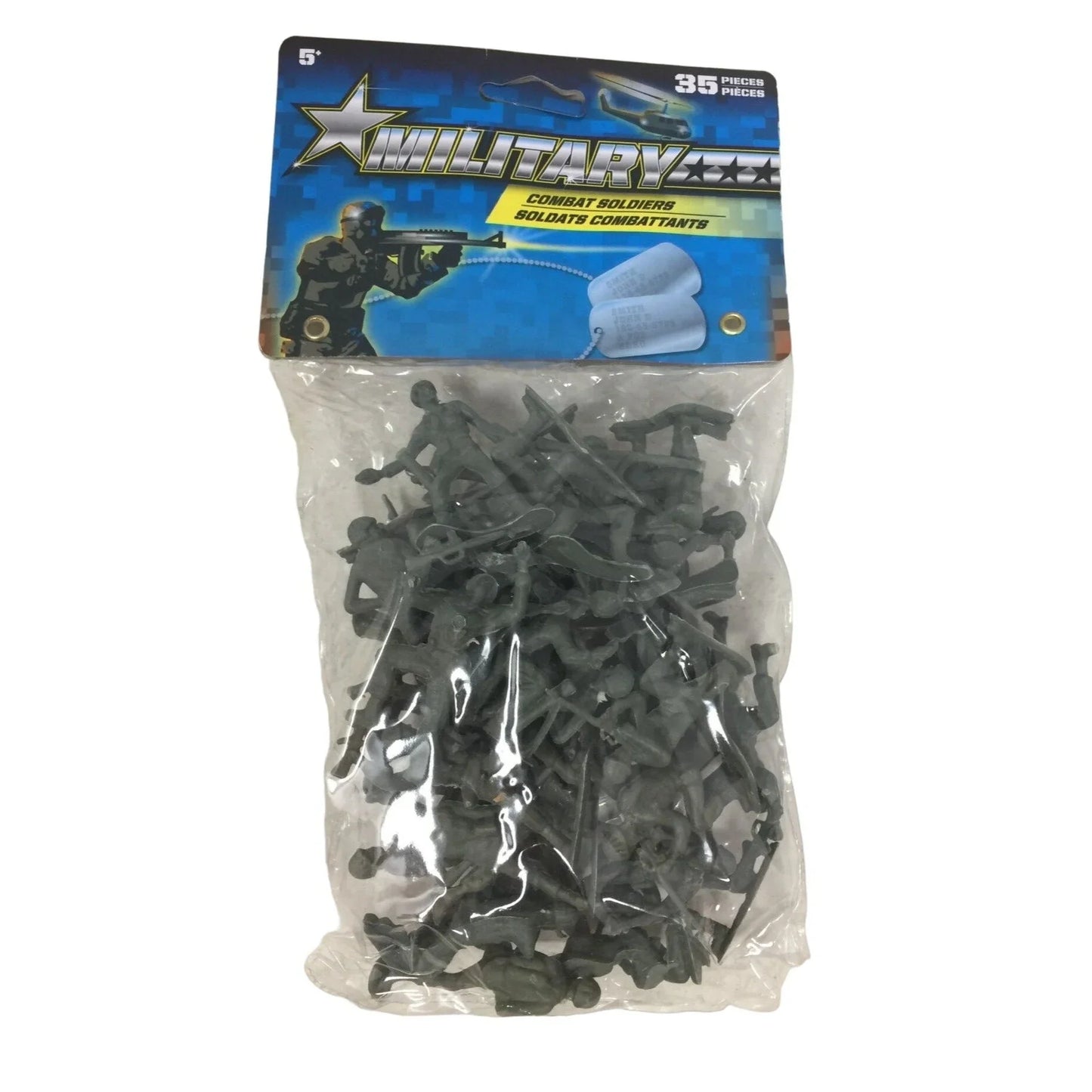 Greenbrier Games Toy Green Military Combat Soldiers (2 Packs with 35 Pieces in each) Greenbrier Games A+ Stuff