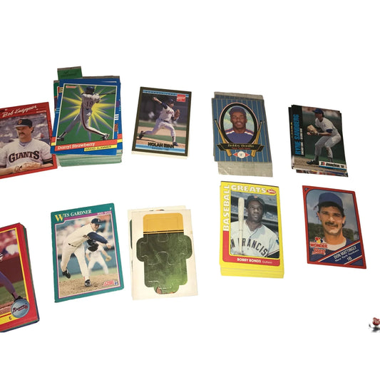 Vintage Assorted Lot of Collectible Baseball Sports Cards - A+ Stuff