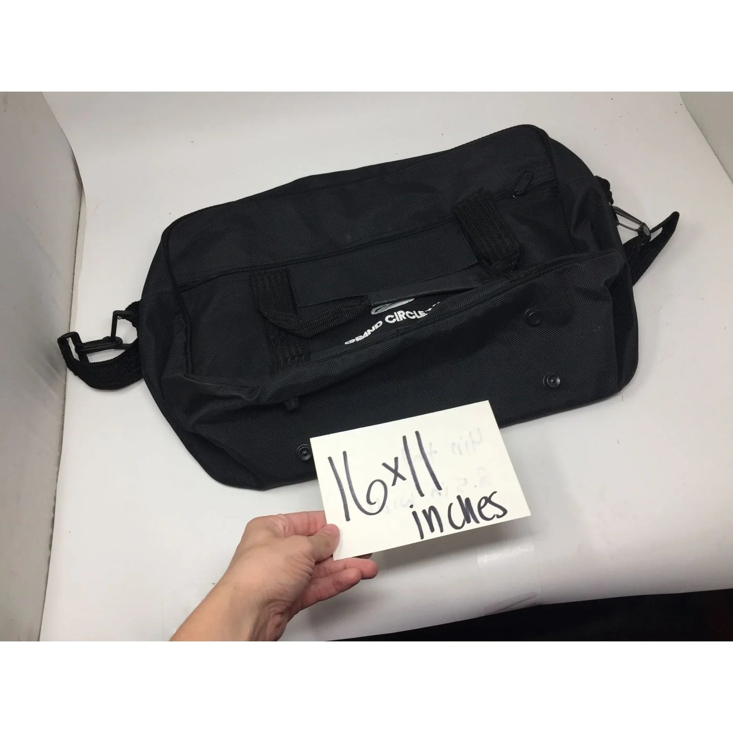 GCT Grand Circle Travel Black Zippered Carry On/Travel Bag with Strap - A+ Stuff
