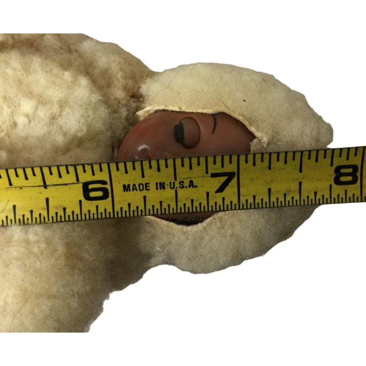 Vintage 1958 Collectible Native American/Indian Souvenir Doll In White Fur Coat and Hood A+ Stuff A+ Stuff