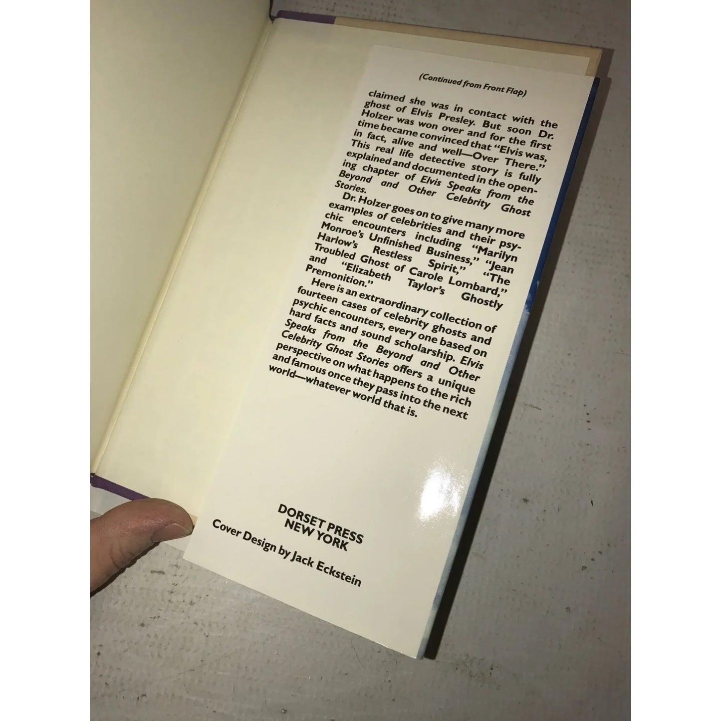 Elvis Speak From the Beyond and Other Celebrity Ghost Stories by Hanz Holzer - A+ Stuff