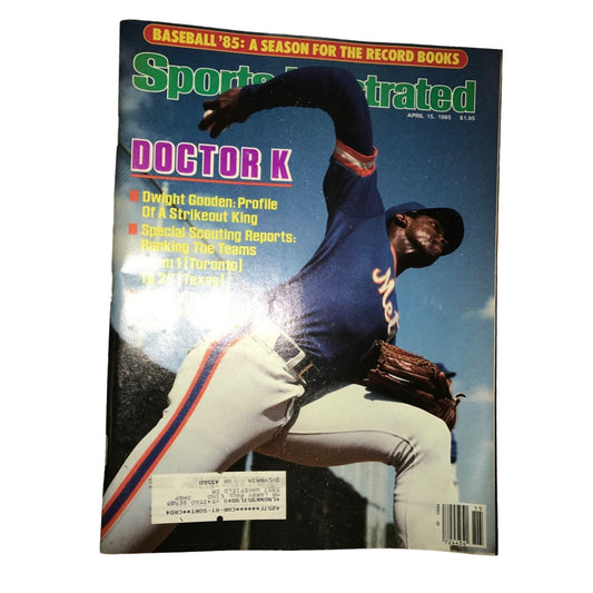 Vintage Sports Illustrated Magazine April 15, 1985- Baseball '85 A Season for the Record Books