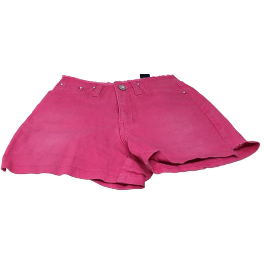 Limited Too Hot Pink Colored Denim Shorts Size 10 slim (Girls) limited too A+ Stuff