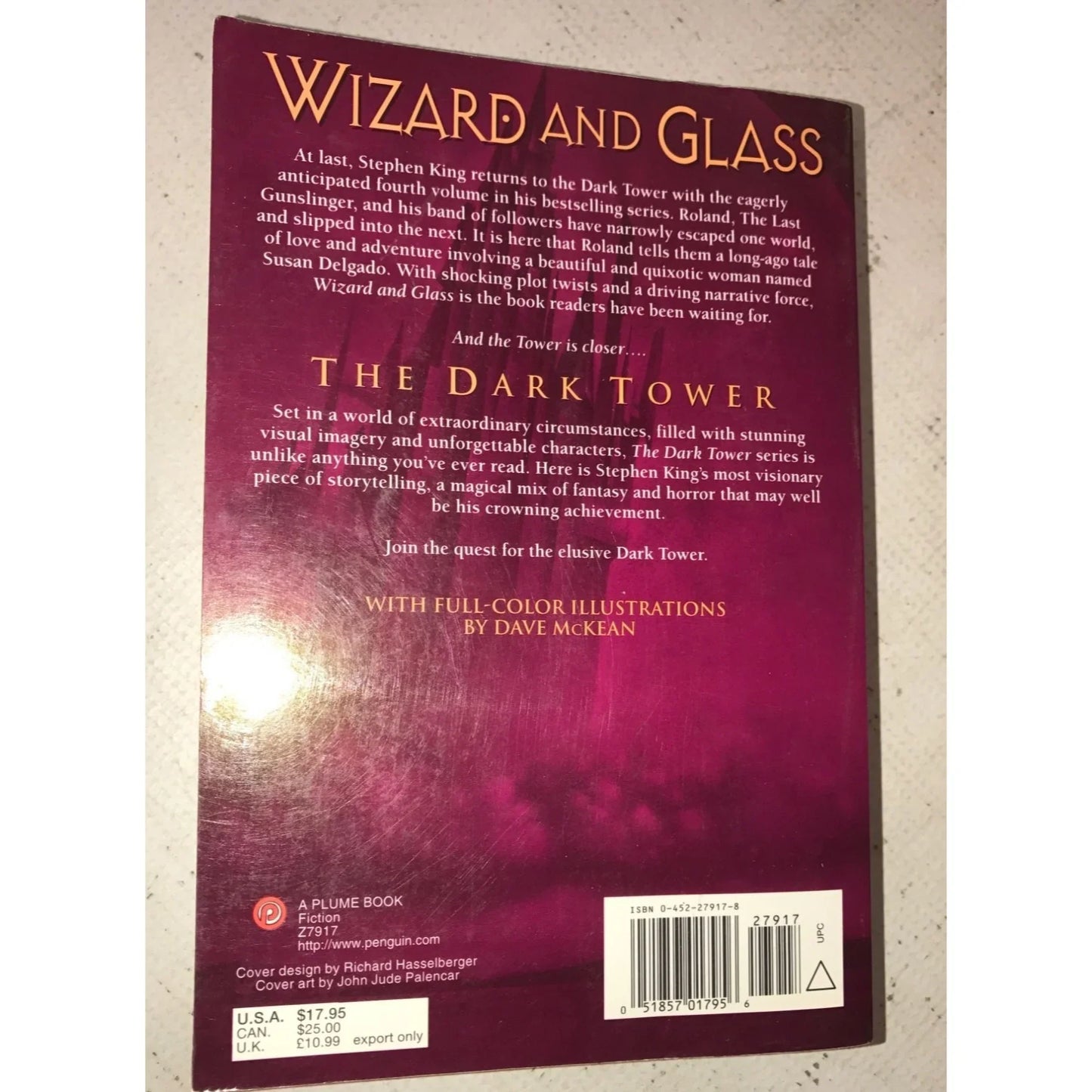The Dark Tower IV Stephen King Wizard and Glass Paperback Book - A+ Stuff