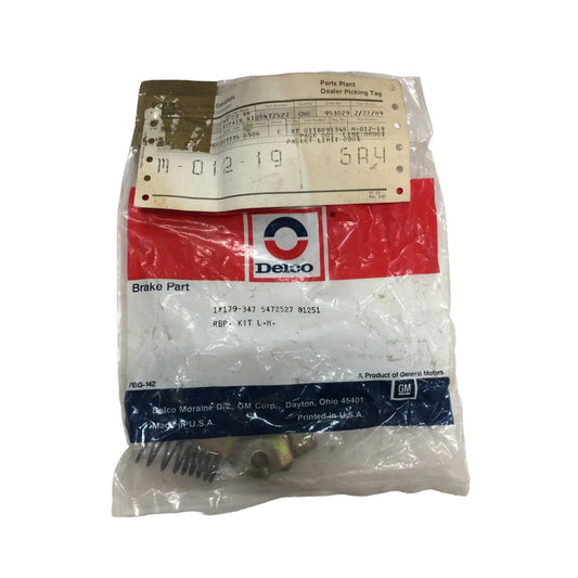Genuine GM Part - No 5472527 - Repair Kit LH - new in package - vintage discontinued General Motors Part - Delco Delco / General Motors A+ Stuff