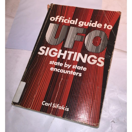 Official Guide to Ufo Sightings State by State Encounters Book by Carl Sifakis - A+ Stuff