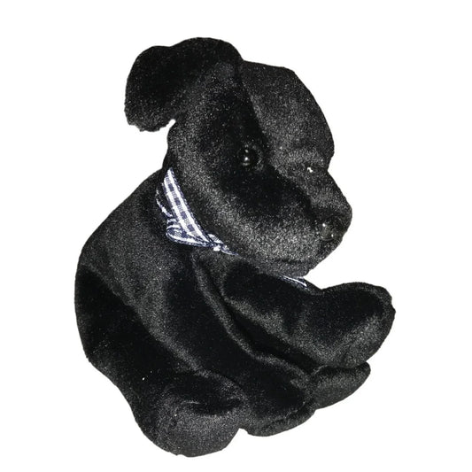Vintage 1998 TY Beanie Baby Black Dog Named Luke - A+ Stuff