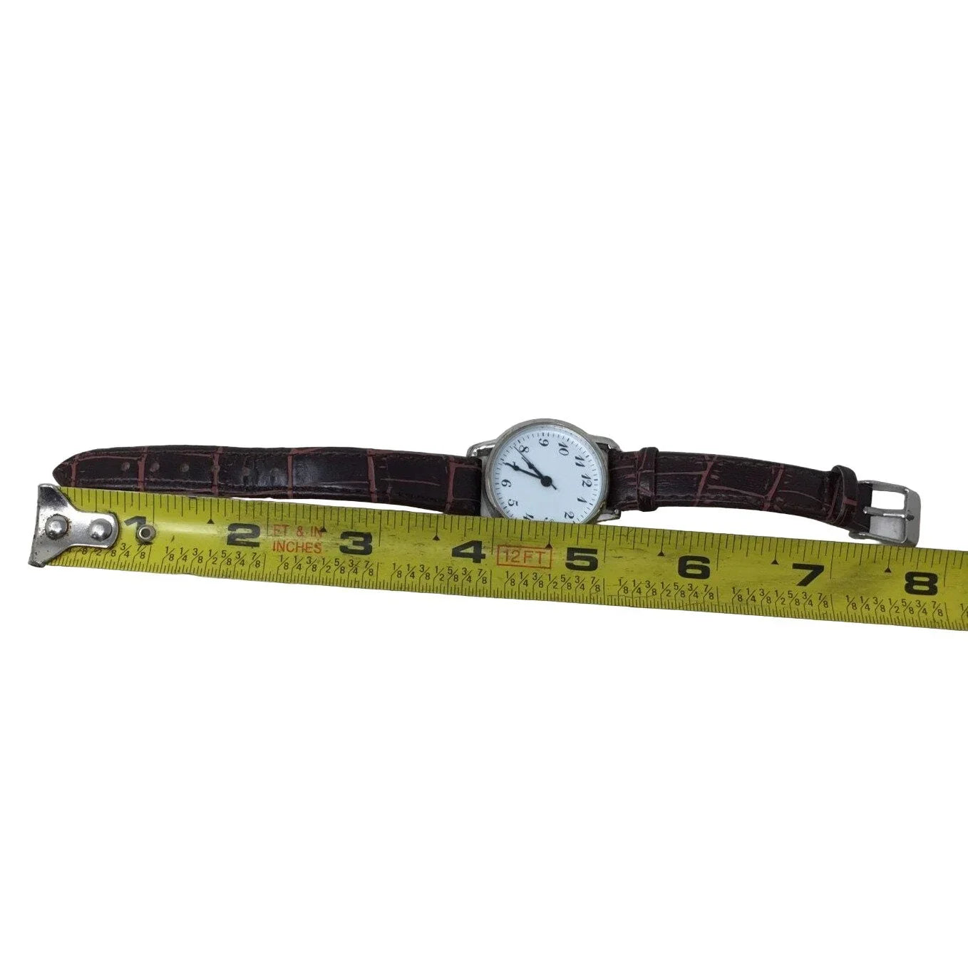 Women's Toni Wristwatch Stainless Steel with Brown Faux Leather Band toni A+ Stuff