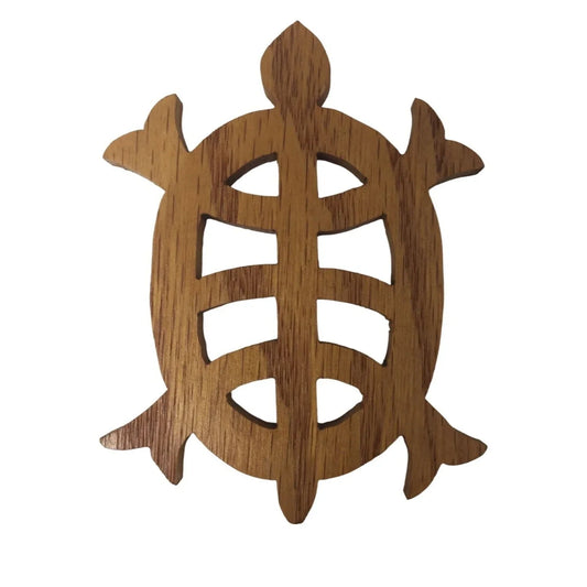 Small Brown Wooden Carved Turtle Shaped Trivet- 3.5 inches long A+ Stuff A+ Stuff
