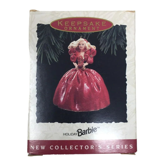 Vintage 1993 Hallmark Keepsake Ornament New Collector's Series Holiday Barbie hallmark A+ Stuff