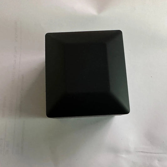 Black Ring Box with LED Light - Black Velvet interior - LED Light to showcase Ring - A+ Stuff