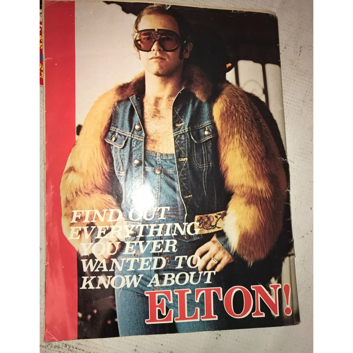 Vintage Magazine- Rollers Elton- Complete Facts! Thrilling Pin-Ups- Intimate Interviews! - A+ Stuff