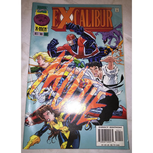 Vintage Marvel Comic Excalibur #102 Oct. 1996 Comic Book - A+ Stuff