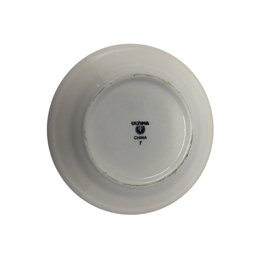Ultima Round Cream Colored Plate - 7 inches wide - A+ Stuff