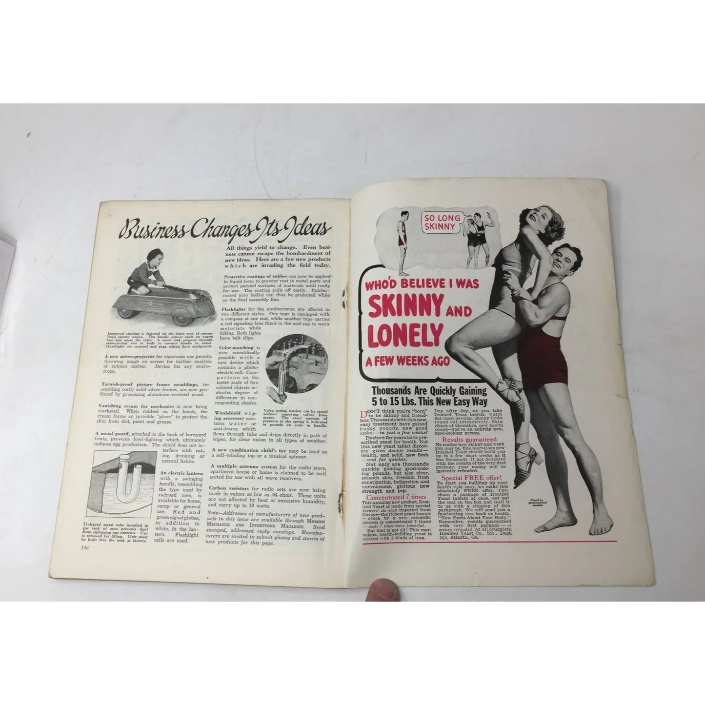 Vintage Aug. 1935 Modern Mechanix & Inventions Magazine - A+ Stuff