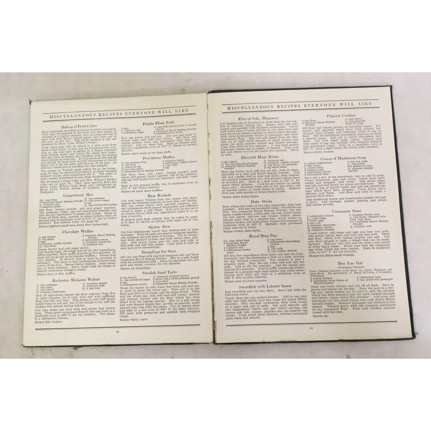 Any one can Bake Vintage Cookbook by the Royal Baking Powder Company - A+ Stuff
