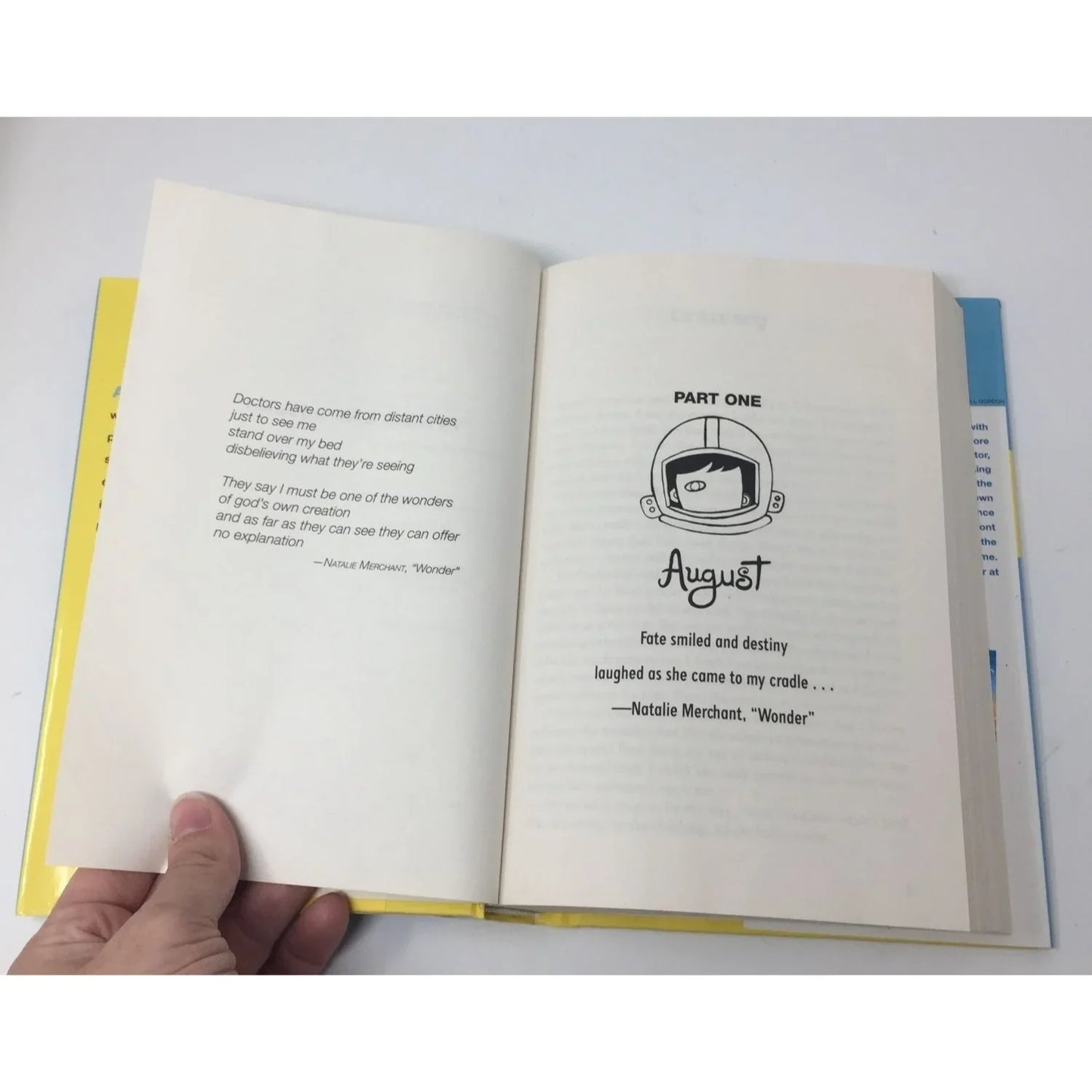 Wonder- Are You Ready To Meet Auggie Pullman? hardback book by R.J. Palacio - A+ Stuff