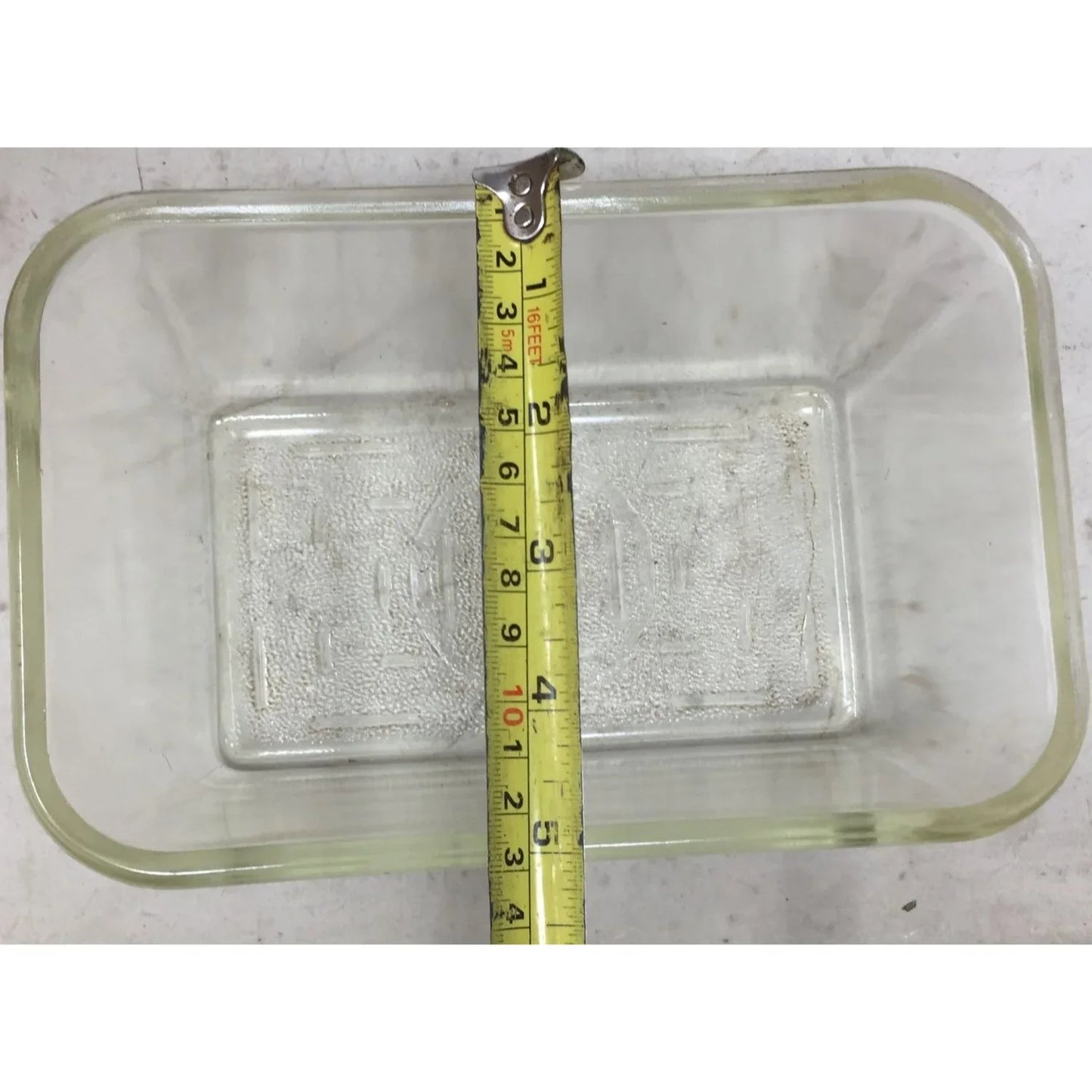 Glasbake 805 Clear Glass Loaf Pan Dish with Lid (7.5"x5") - A+ Stuff