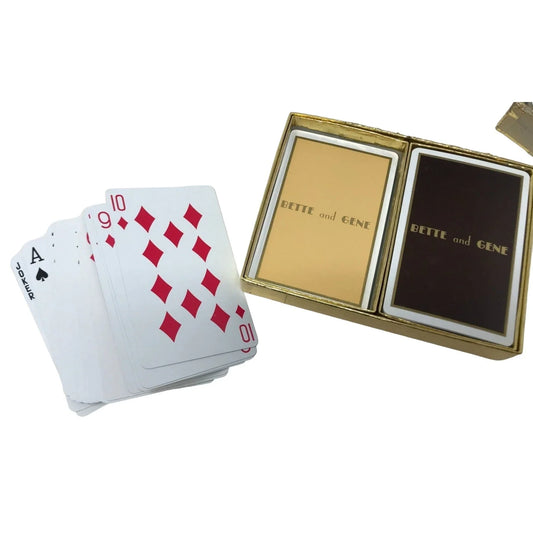 Bette and Gene Vintage Playing cards w/ Box A+ Stuff A+ Stuff