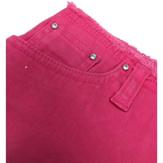 Limited Too Hot Pink Colored Denim Shorts Size 10 slim (Girls) limited too A+ Stuff