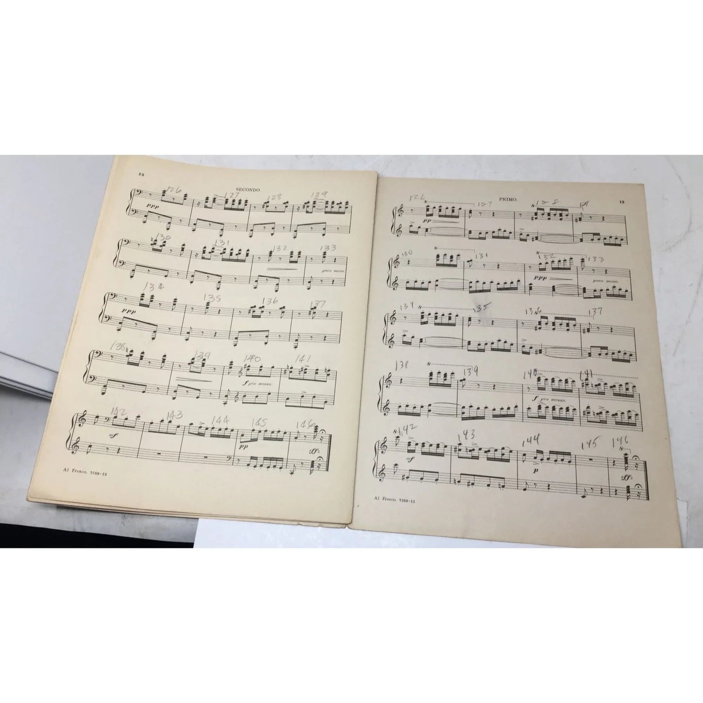 ''AL FRESCO'' PIANO DUET SHEET MUSIC BOOK - A+ Stuff - SHEET MUSIC - A+ Stuff
