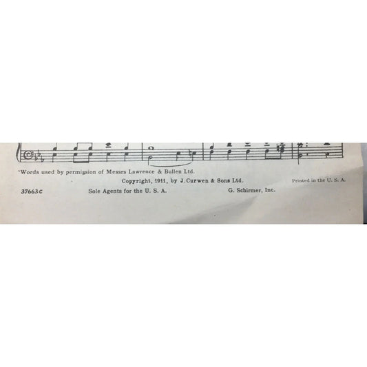 All in the April Evening Part Song for S.C.T.B. By Katherine Tynan/Hugh S Robertson - A+ Stuff - SHEET MUSIC - A+ Stuff