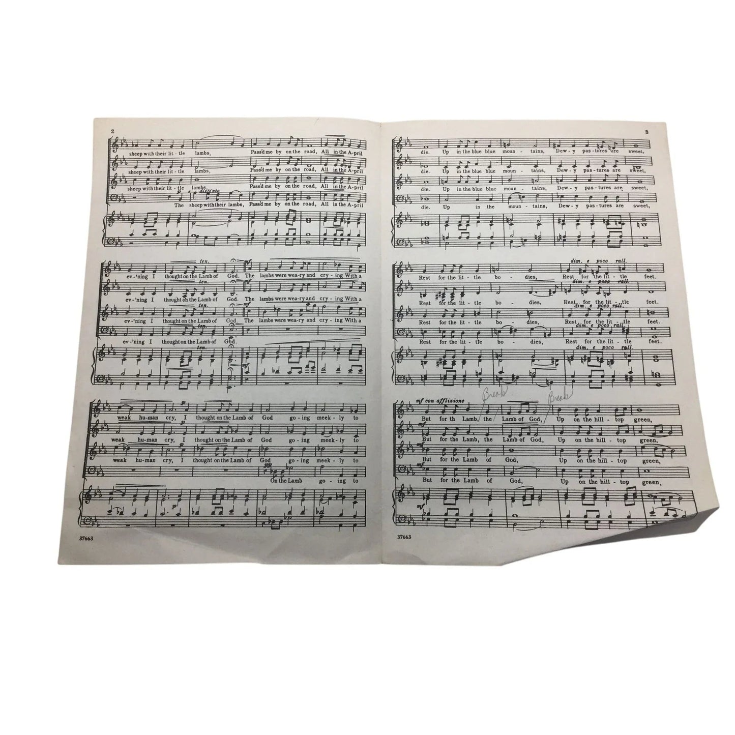 All in the April Evening Part Song for S.C.T.B. By Katherine Tynan/Hugh S Robertson - A+ Stuff - SHEET MUSIC - A+ Stuff
