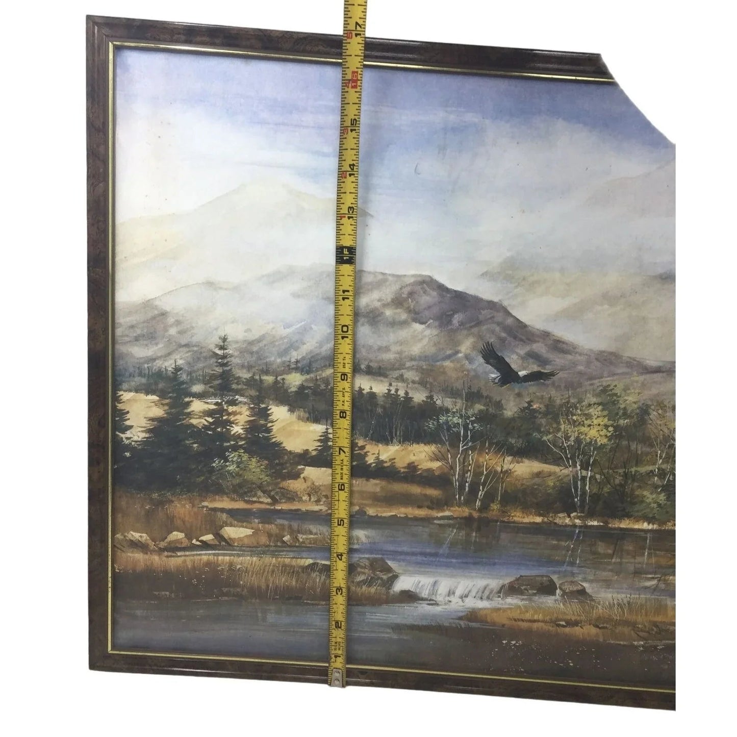America the Beautiful Painting Print by Frederick Leach - Framed Print - America Gallery Seal on Back - United States Commemorative FIne Art Gallery - art print - A+ Stuff