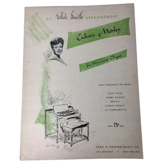 An Ethel Smith arrangement Cuban Medley for Hammond organ - A+ Stuff - SHEET MUSIC - A+ Stuff