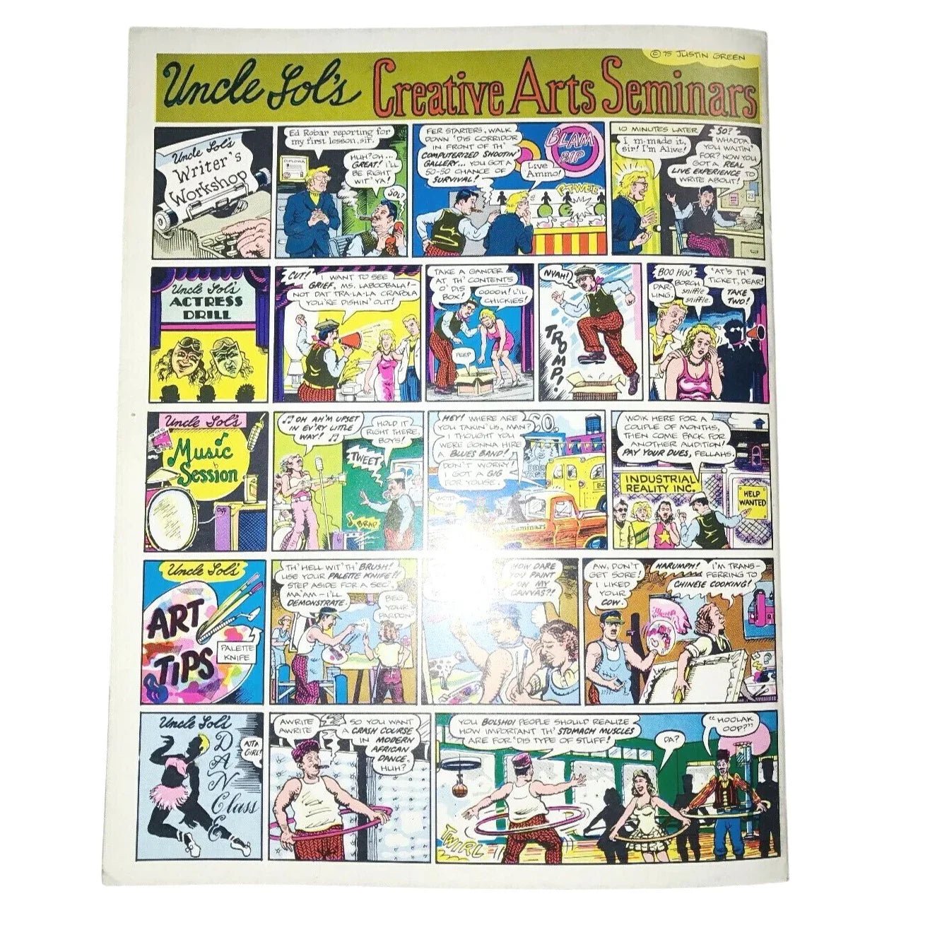 ARCADE THE COMICS REVIEW 4 1975 Robert Crumb Underground Comix Comic - R Crumb - comic book - A+ Stuff