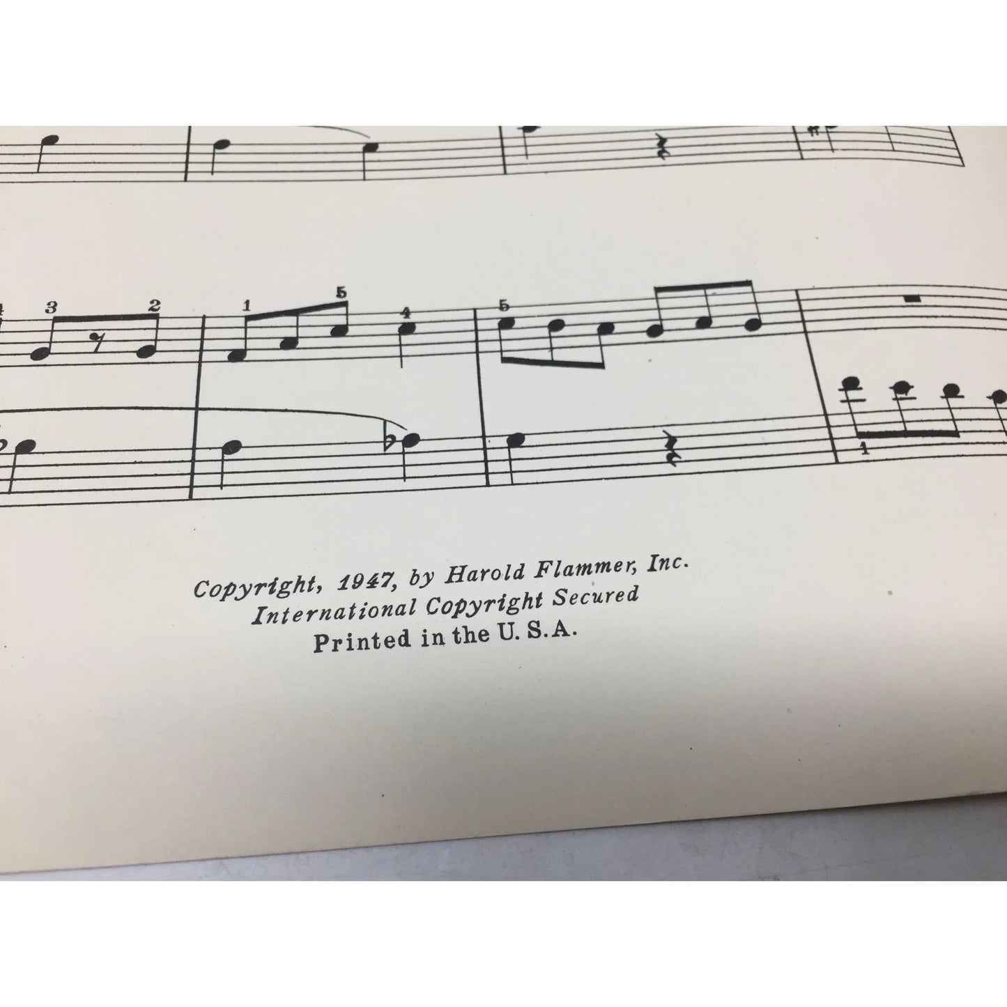 ''AT THE RACES'' Piano Solo by Anne Robinson Vintage Sheet music - A+ Stuff - sheet music - A+ Stuff