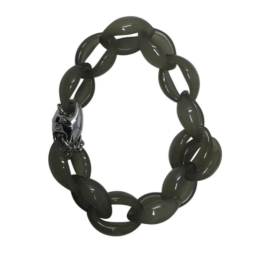 AZNAVOUR Women's Silver and Greenish Colored Bracelet - AZNAVOUR - Bracelet - A+ Stuff