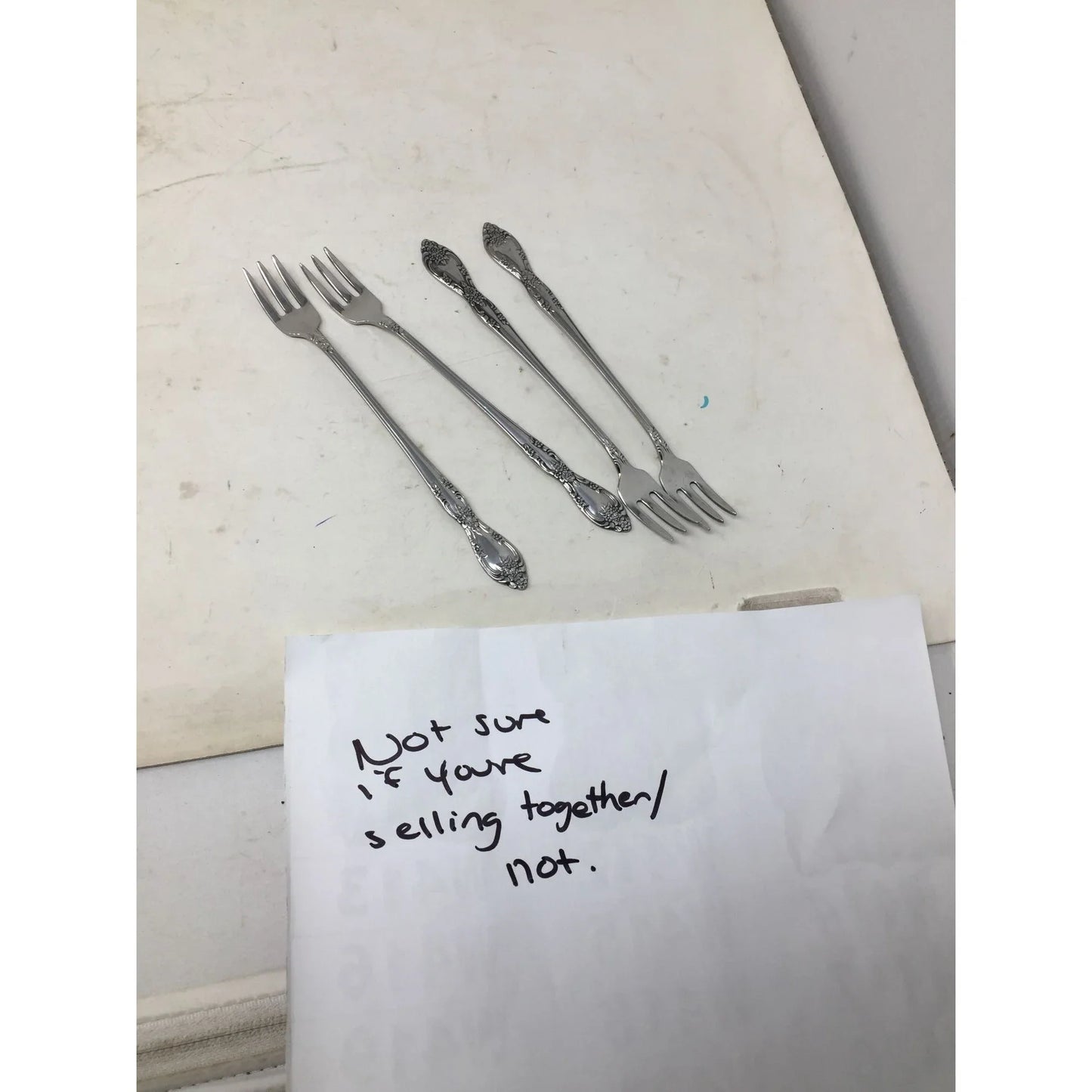 Oneida Stainless Cocktail Forks Set of 4 A+ Stuff A+ Stuff