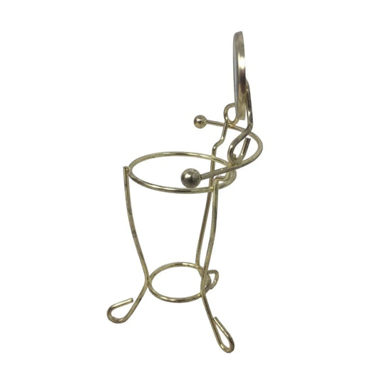 Small Gold Stand/Holder with Mirror- Very Unique Piece A+ Stuff A+ Stuff