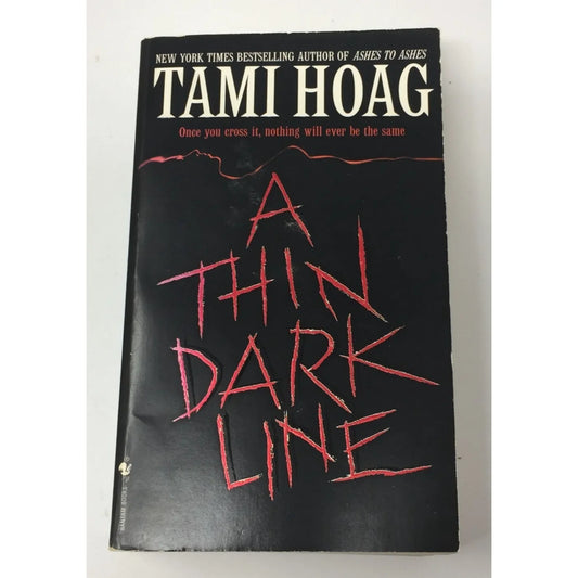 A Thin Dark Line by Tami Hoag Paperback Book - A+ Stuff