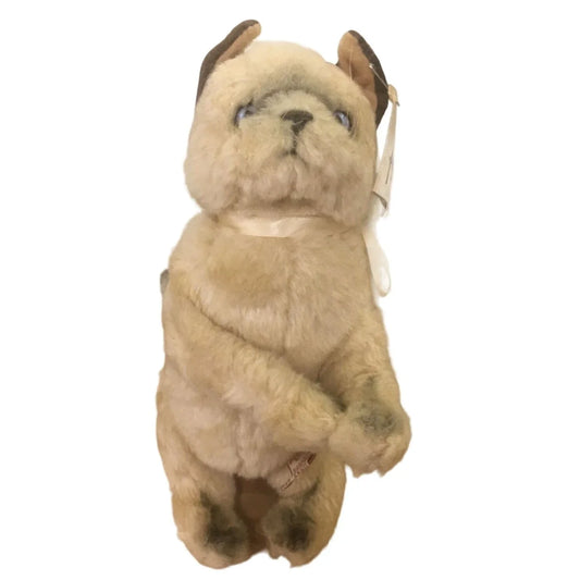 Avanti Siamese Cat Plush Stuffed Animal - Realistic Cat with Cream Colored Bow - Vintage Plush Collectible Avanti A+ Stuff