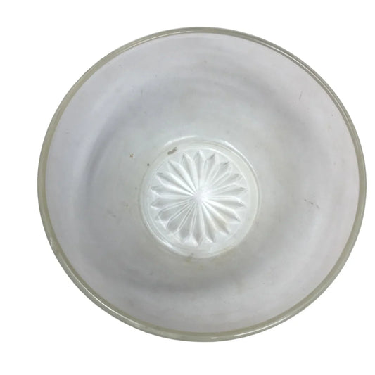 Small Vintage Clear Glass Bowl w/ Cut Glass Pattern on the Bottom (5" Wide & 2" Tall) - A+ Stuff