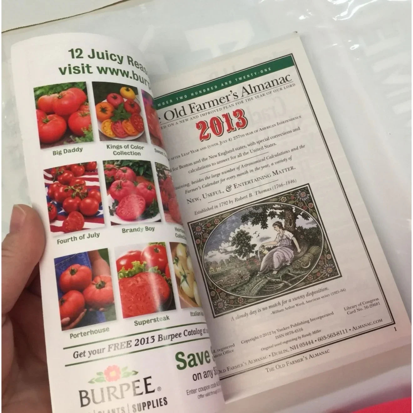 The Old Farmer's 2013 Almanac by Robert B. Thomas Book - A+ Stuff