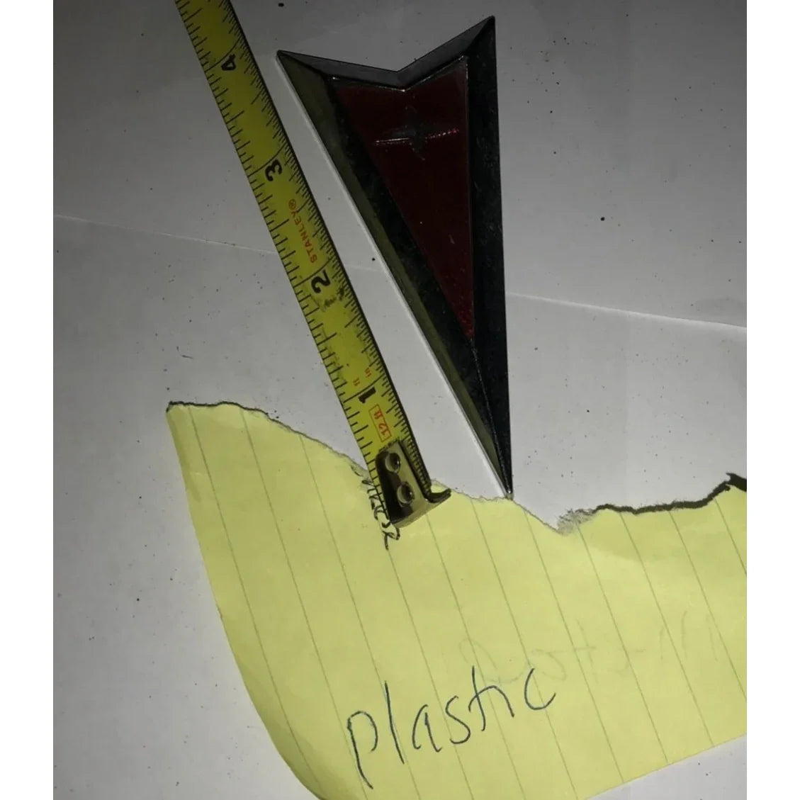 Pontiac Red and Silver Vehicle Auto Patch Emblem - About 4" - A+ Stuff