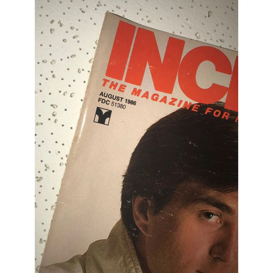 Vintage Aug 1986 Inches "The Magazine For Men Who Think Big" Magazine - A+ Stuff