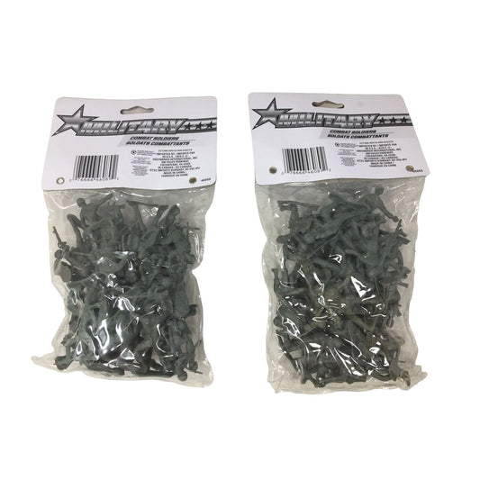 Greenbrier Games Toy Green Military Combat Soldiers (2 Packs with 35 Pieces in each) Greenbrier Games A+ Stuff