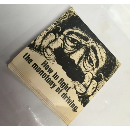 Vintage Sample of NoDoz Action Aids "How to fight the monotony of driving" - A+ Stuff