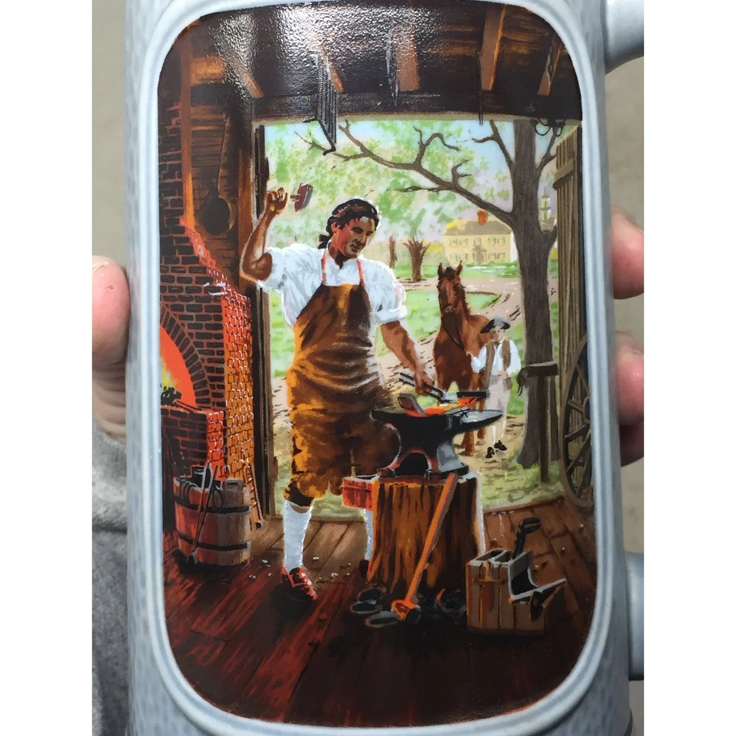 The Building on America Stein Collection Vintage Avon Beer Stein #139581 - A+ Stuff