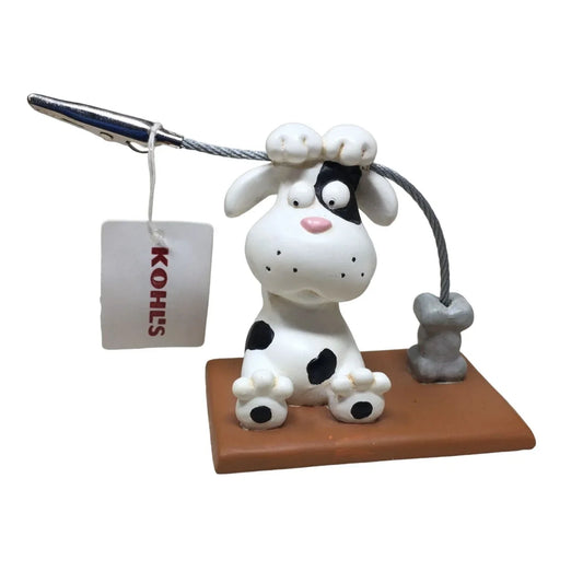 Dalmatian Dog Figurine Paper Holder New w/ Tags - A+ Stuff