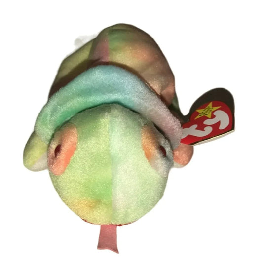 Vintage 1997 TY Beanie Baby Rainbow the Iguana - A+ Stuff